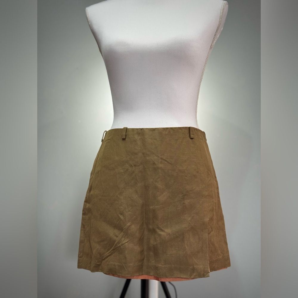 SALE! Brown Laundry Shelli Segal Vintage Mini Skirt Size 4 EUC